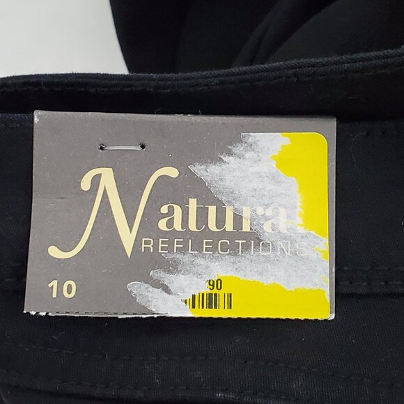 Natural Reflections Fleece Lined Relaxed Straight Leg Jeans NEW NWT Size 10 - Picture 13 of 16